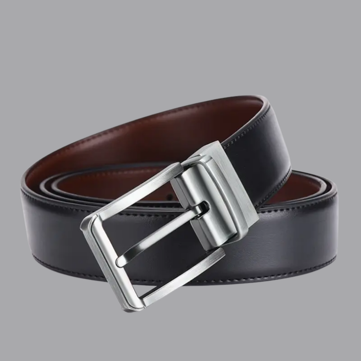 Double-Sided 2in1 Belt - Black - Brown