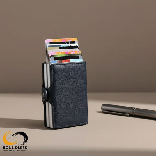 RFID Protected Card Holder Wallet – Blue