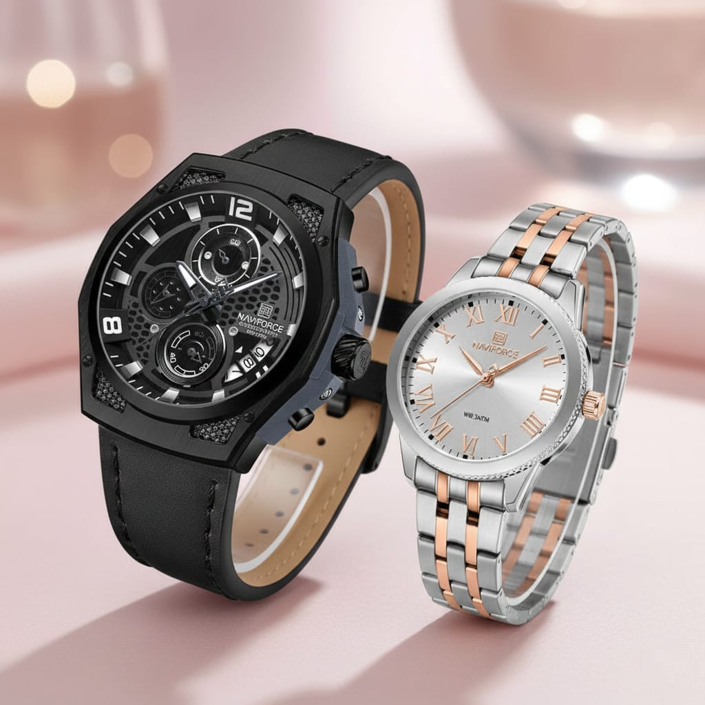 Luxury His & Hers Couple Watch Set