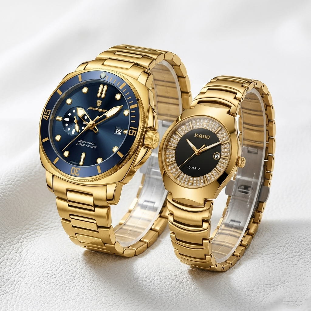 Couple Watches Set – For Him & Her