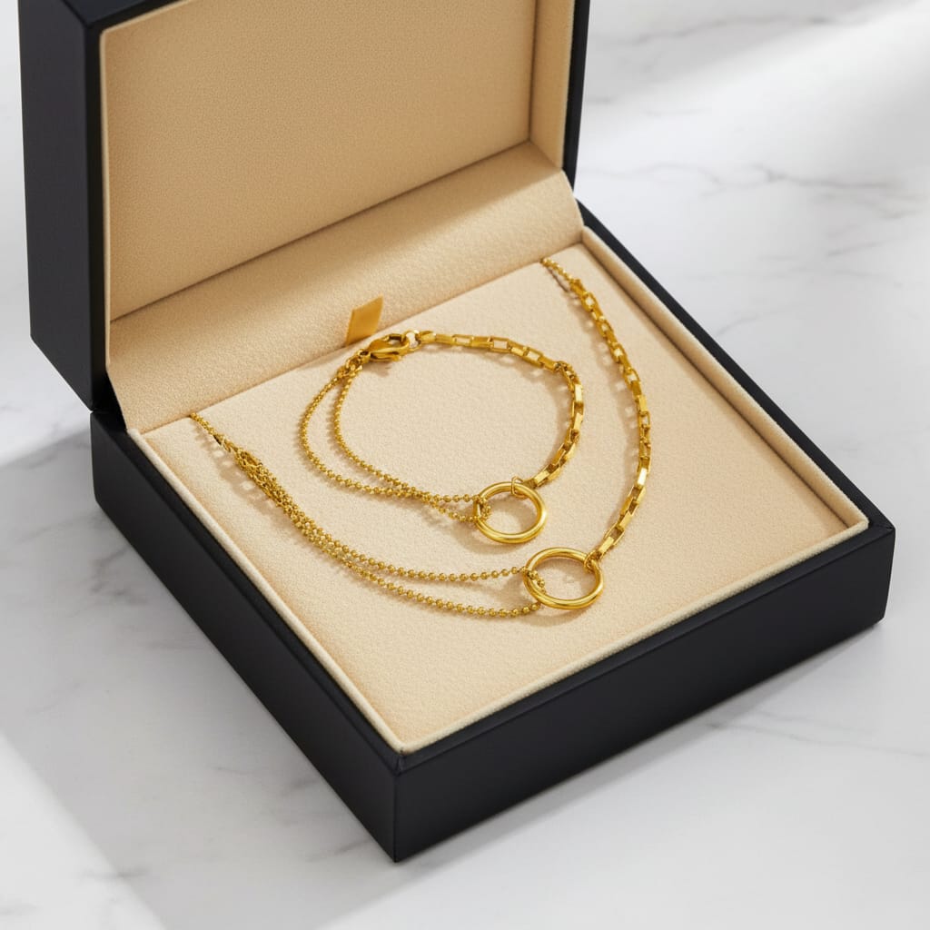 Tarnish-Free & Hypoallergenic Bracelet Set