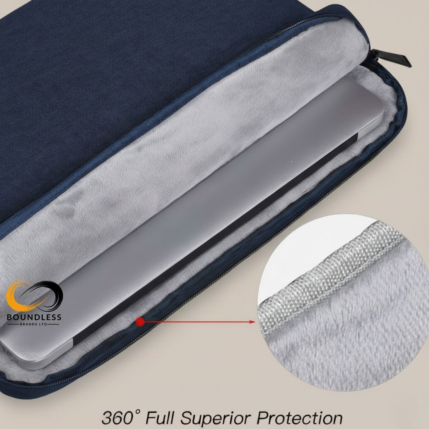 Canvas Laptop Sleeve – Shockproof & Lightweight