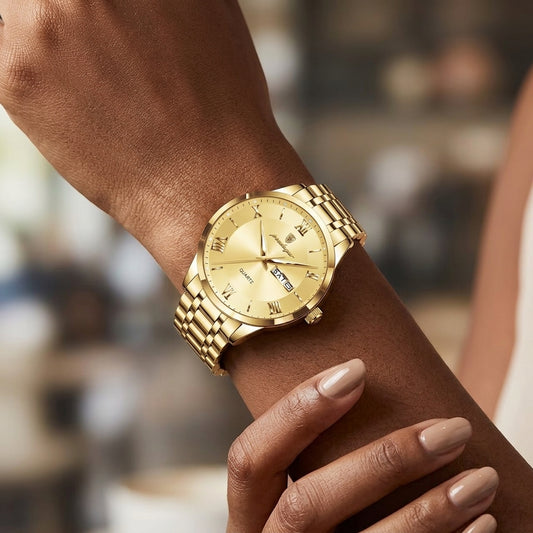 Poedagar 978 Watch - Gold