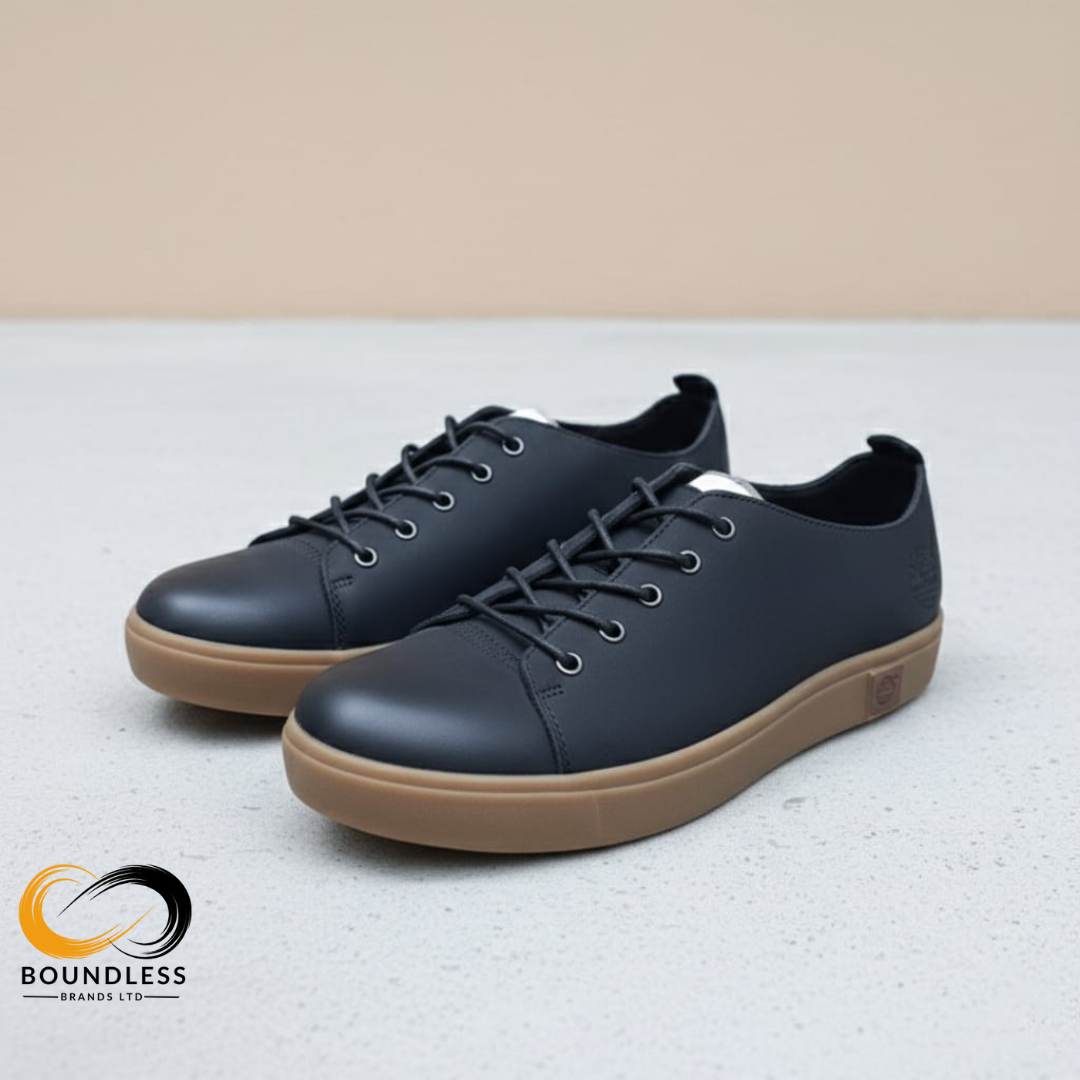 Men's Casual Rubber Shoes - Leather