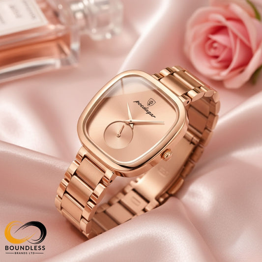 Poedagar Women's Rose Gold Watch