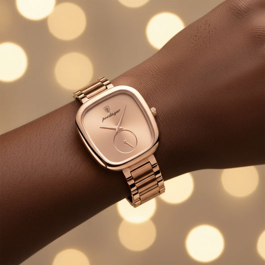 Poedagar Women's Rose Gold Watch