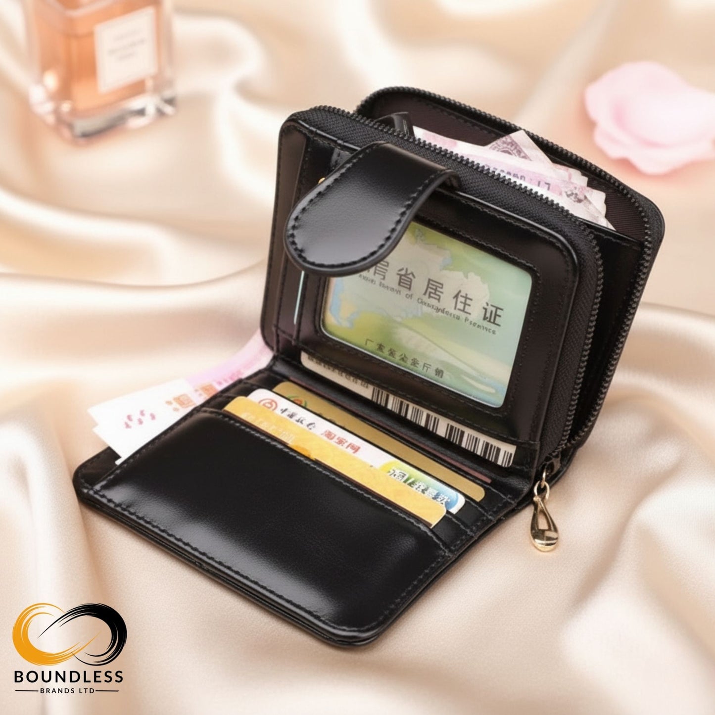 Women’s Oil-Waxed Leather Coin Wallet