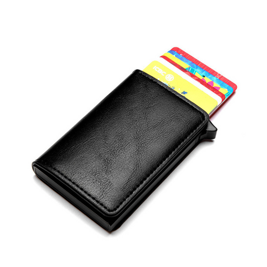 RFID Protected Card Holder Wallet - Black