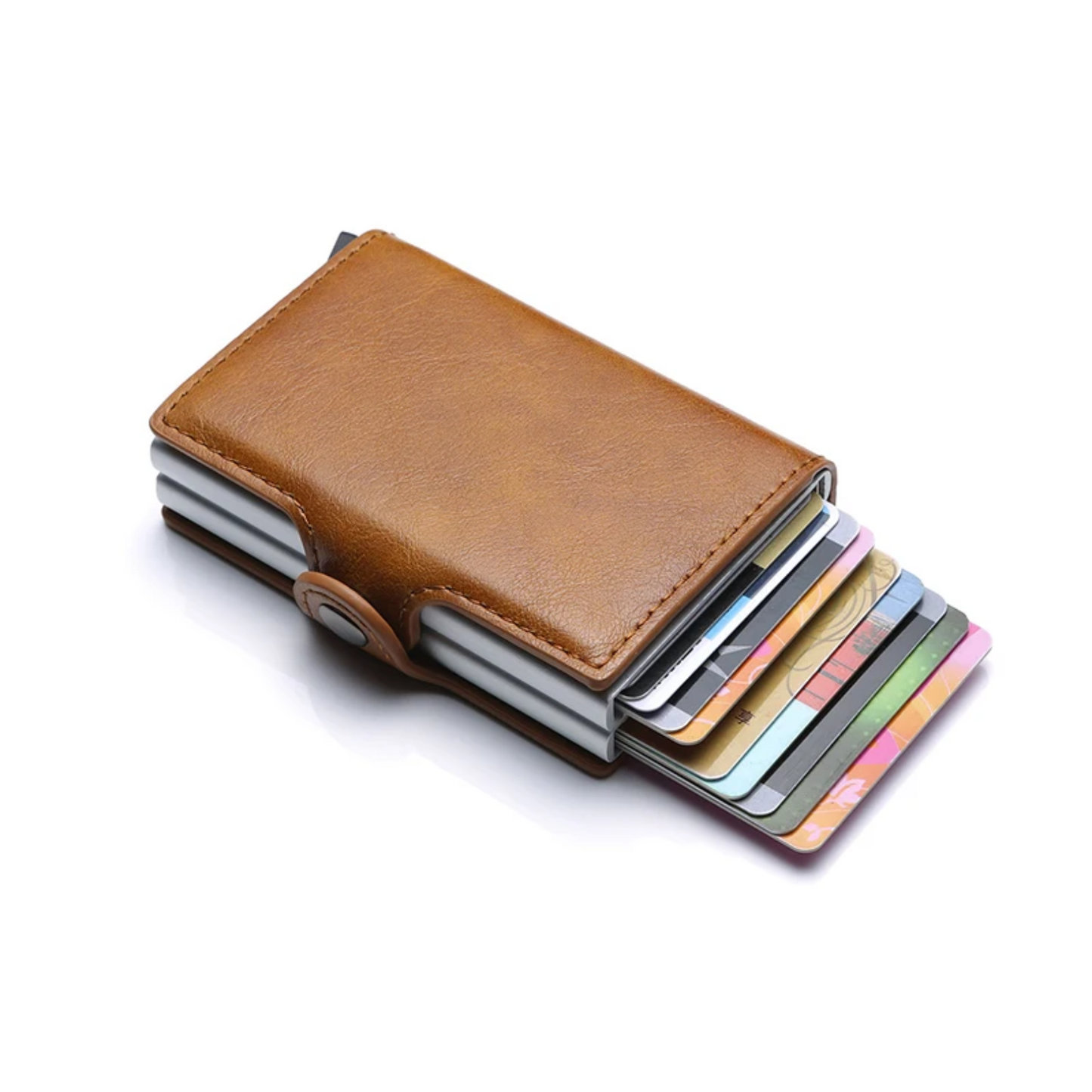 RFID Protected Card Holder Wallet – Brown