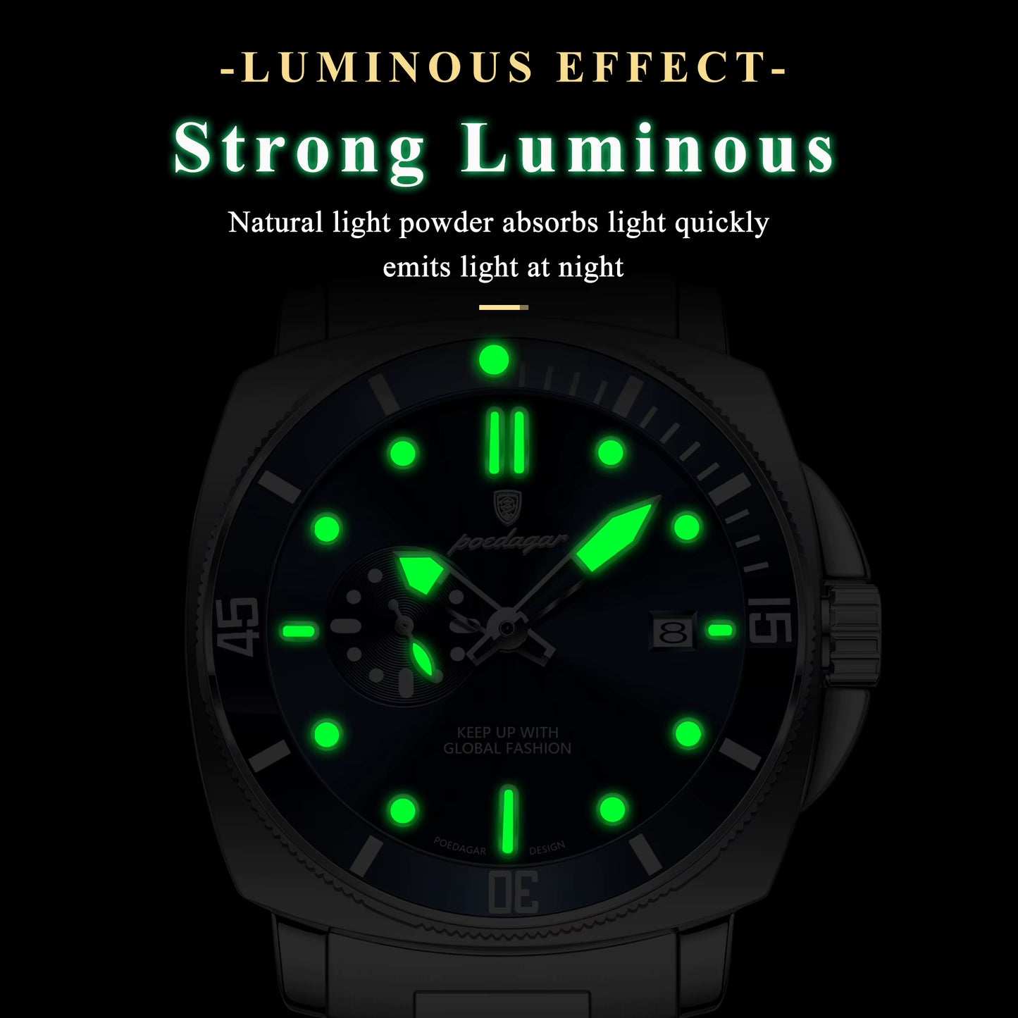 Poedagar Luxury Watch - 873