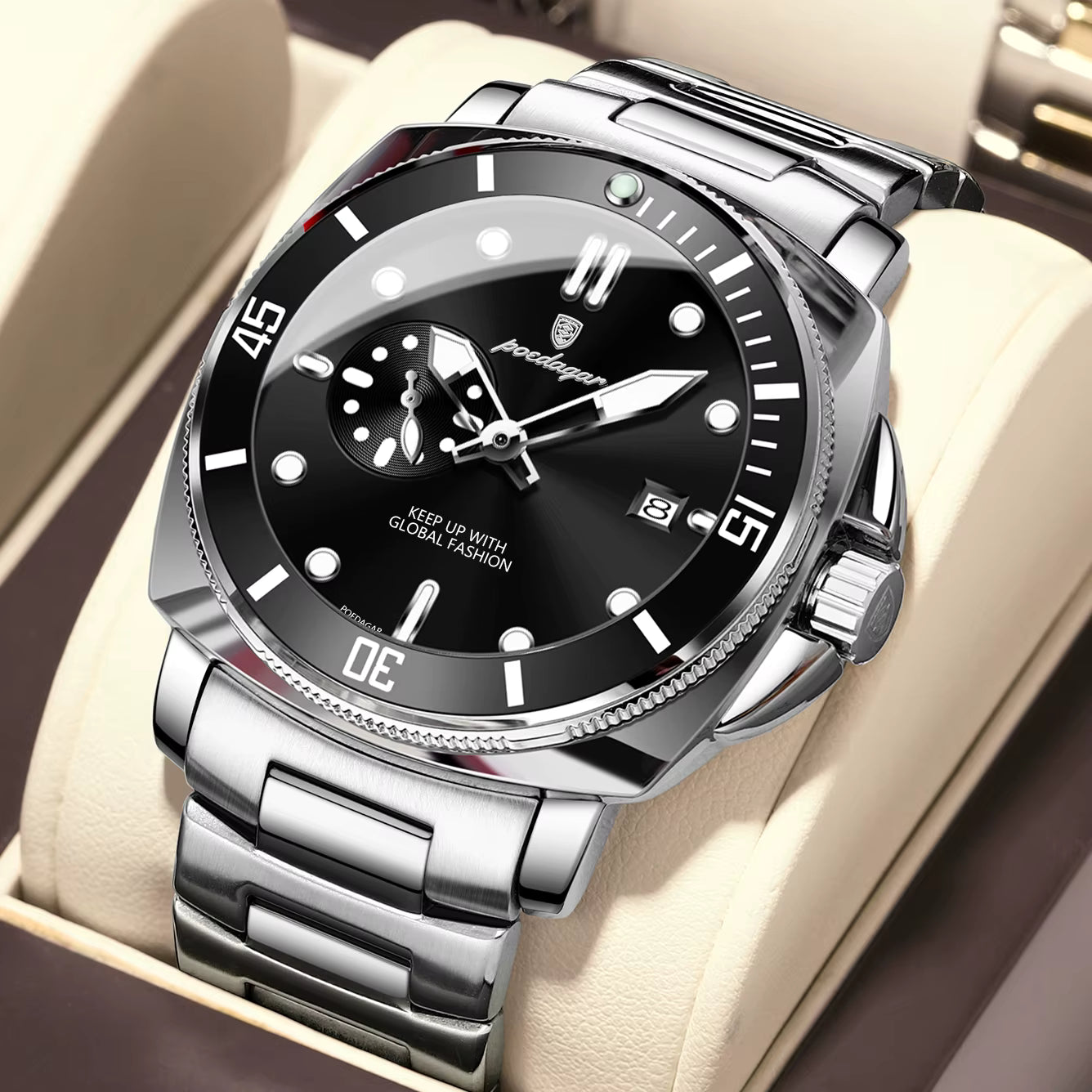 Poedagar Luxury Watch - 873