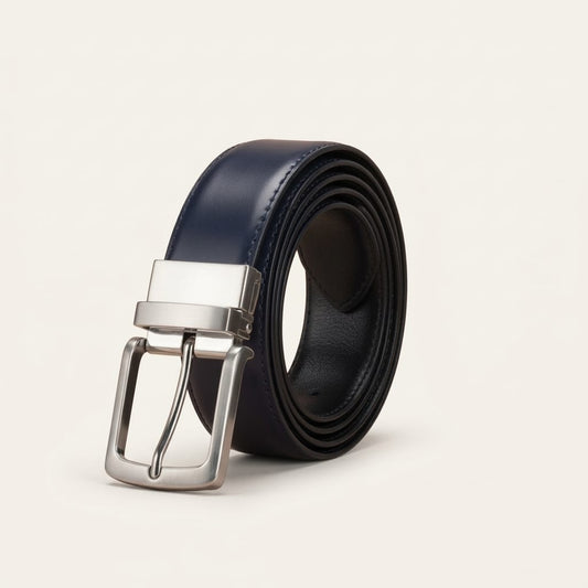 Double-Sided 2in1 Belt - Navy Blue
