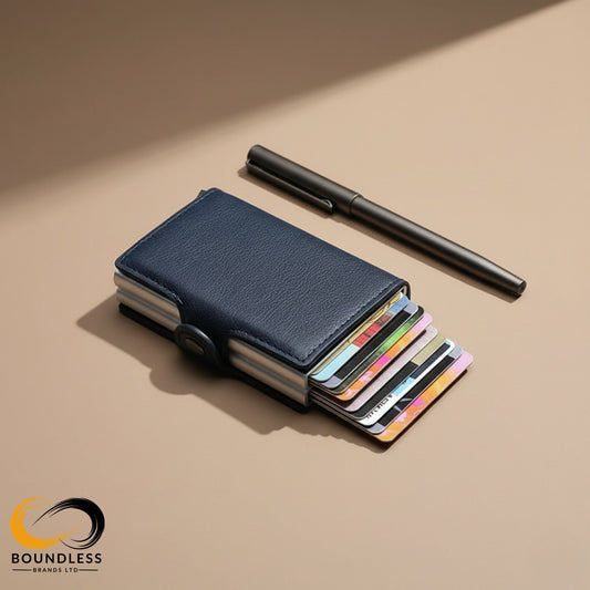 RFID Protected Card Holder Wallet – Blue