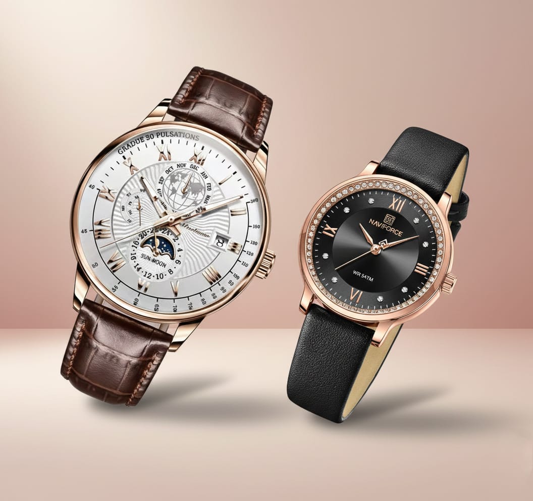 Luxury His & Hers Couple Watch Set