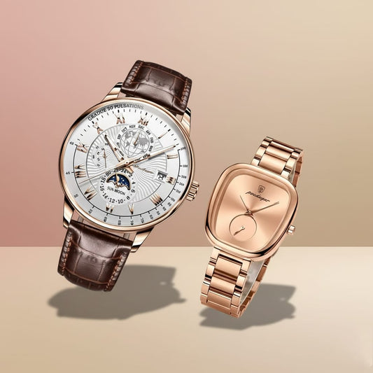 Luxury His & Hers Couple Watch Set
