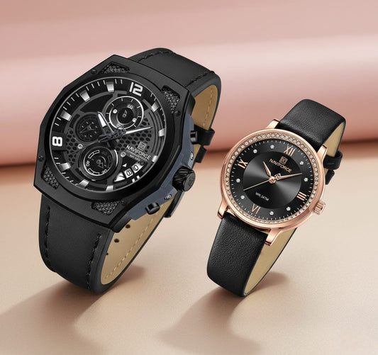 Luxury His & Hers Couple Watch Set