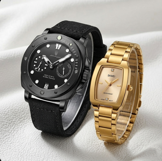 Couple Watches Set – For Him & Her