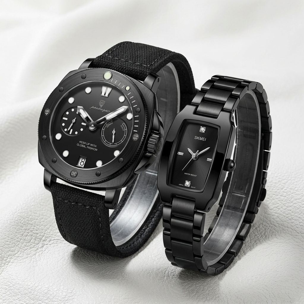 Couple Watches Set – For Him & Her