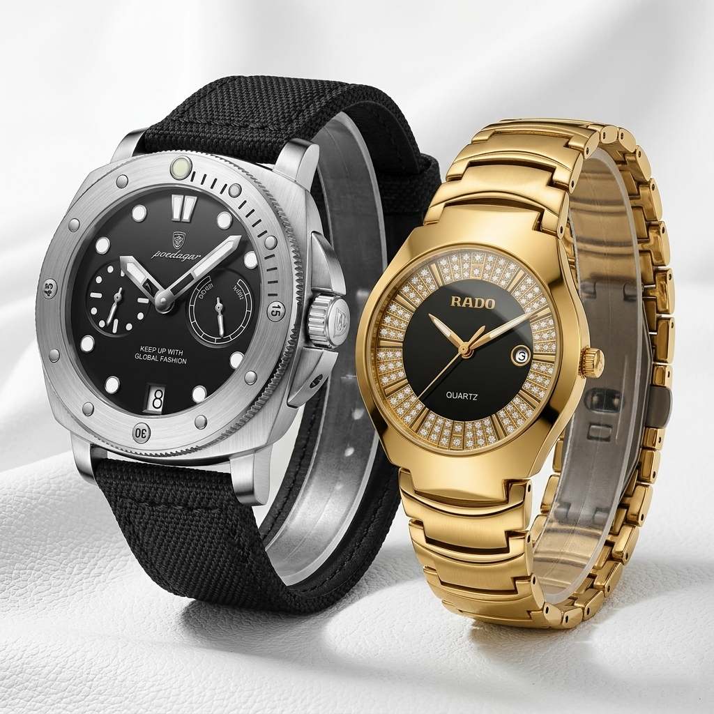 Couple Watches Set – For Him & Her