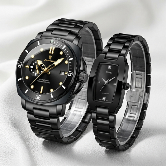 Couple Watches Set – For Him & Her