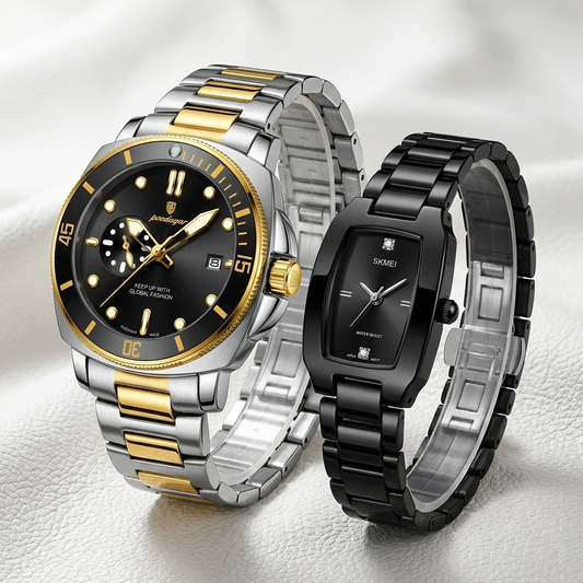 Couple Watches Set – For Him & Her