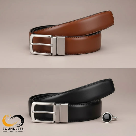 Reversible 2in1 Double-Sided Men's Belt