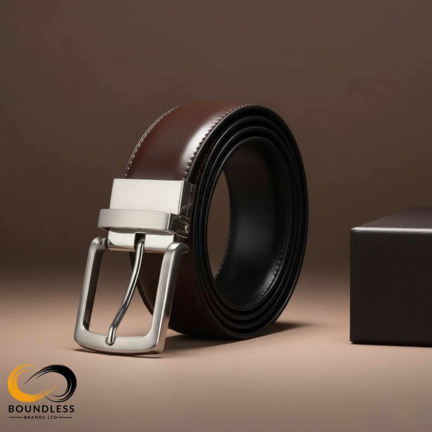 Reversible 2in1 Double-Sided Men's Belt