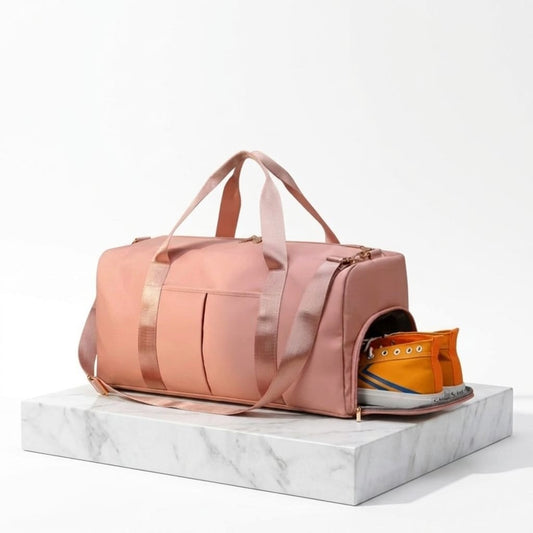 Duffel Bag – With Shoe Pocket & Wet/Dry Compartment