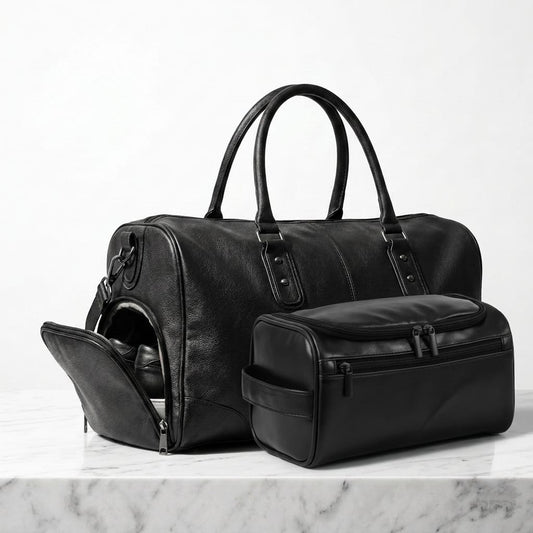 Duffel Bag Set - PU Leather