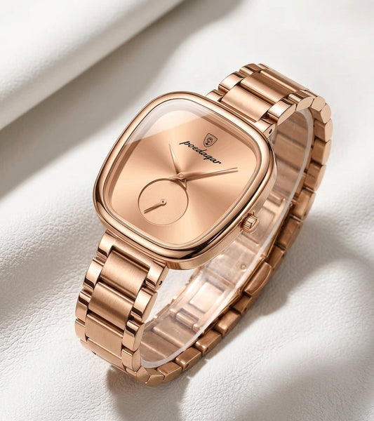 Poedagar 783 Watch - Rose Gold