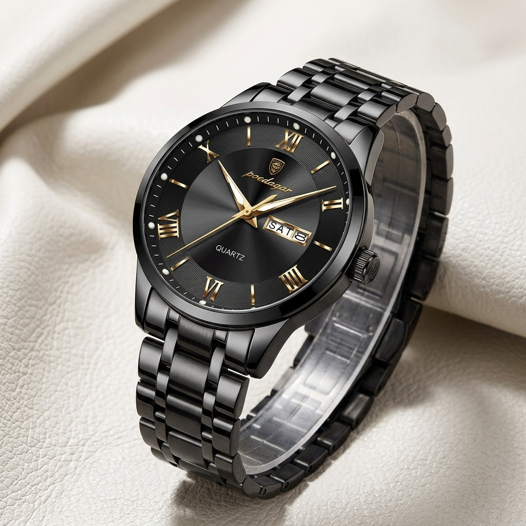 Poedagar 978 Watch - Black