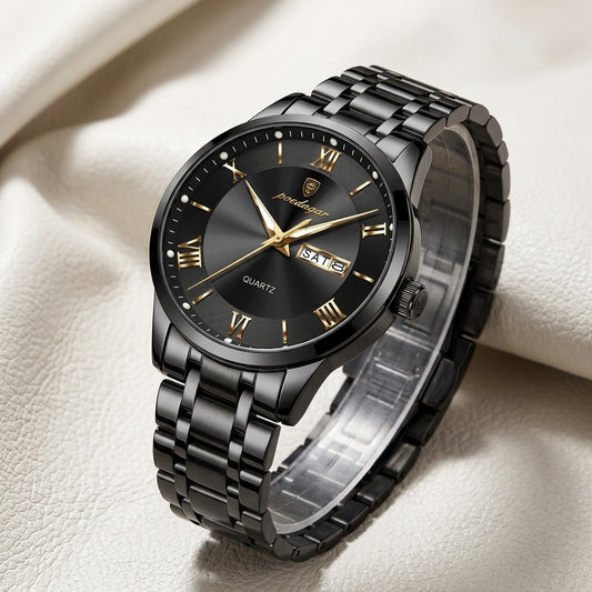 Poedagar 978 Watch - Black