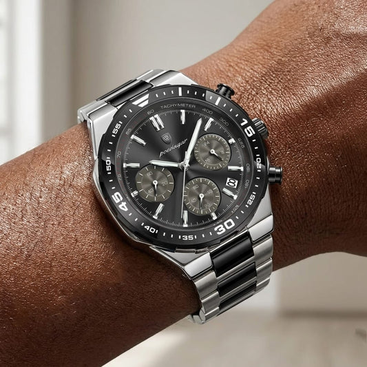 Poedagar Luxury Chronograph Watch