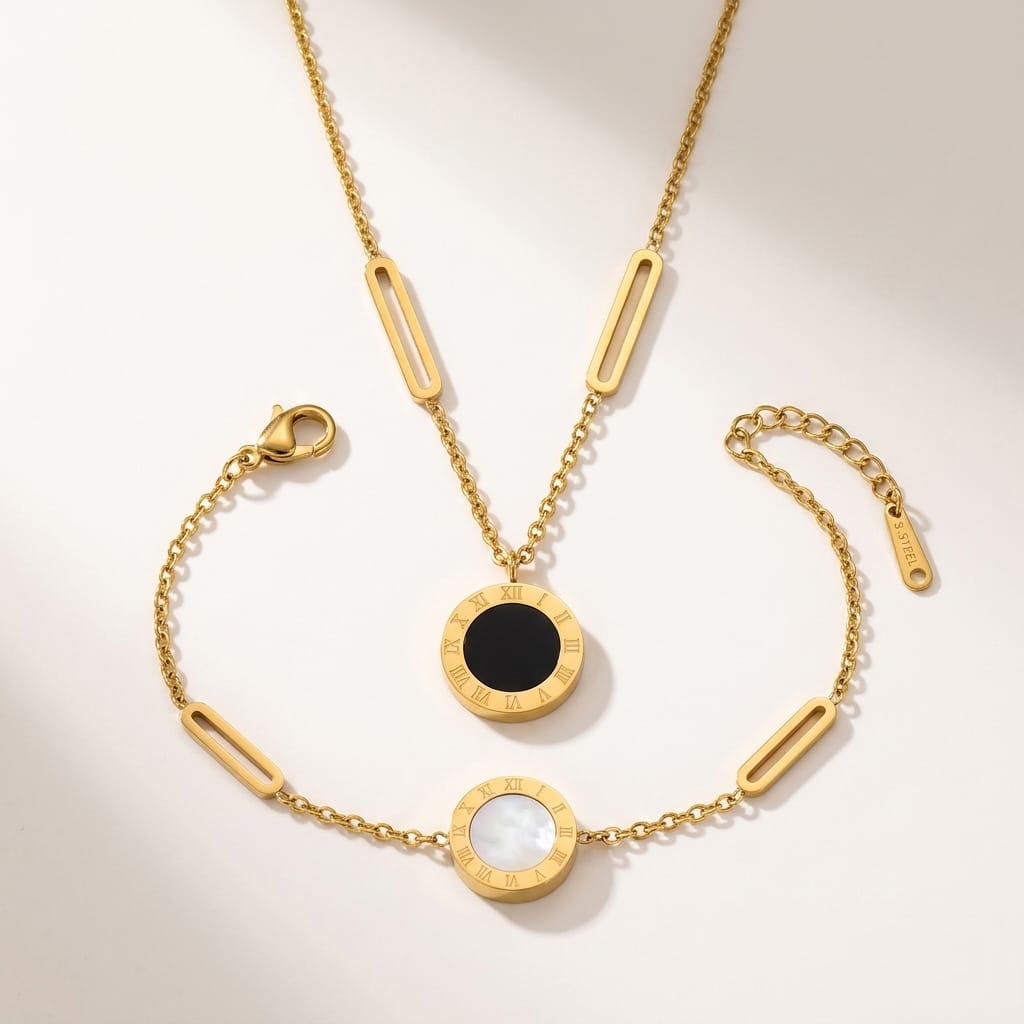 Necklace + Bracelet/Anklet Jewelry Set