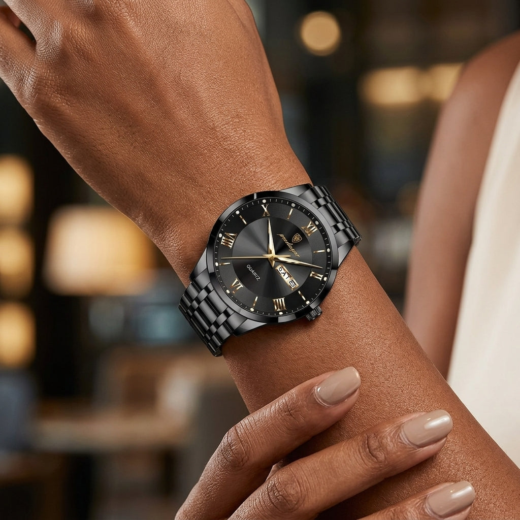 Poedagar 978 Watch - Black