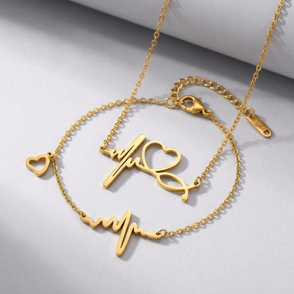 Necklace + Bracelet/Anklet Jewelry Set