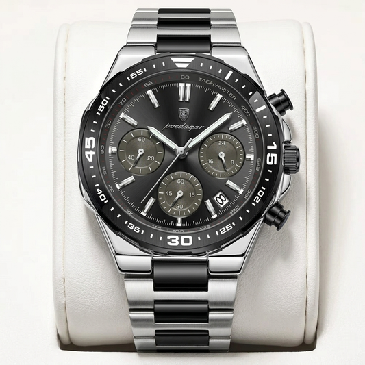 Poedagar Luxury Chronograph Watch