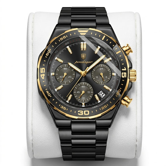 Poedagar Luxury Chronograph Watch