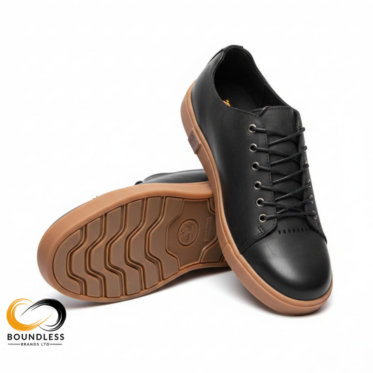 Men's Casual Rubber Shoes - Leather