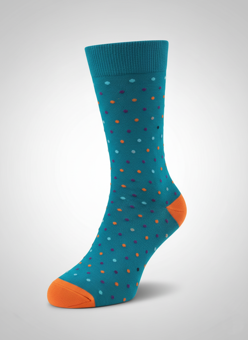 5-Pair Mid-Calf Socks Set (Assorted Colors)