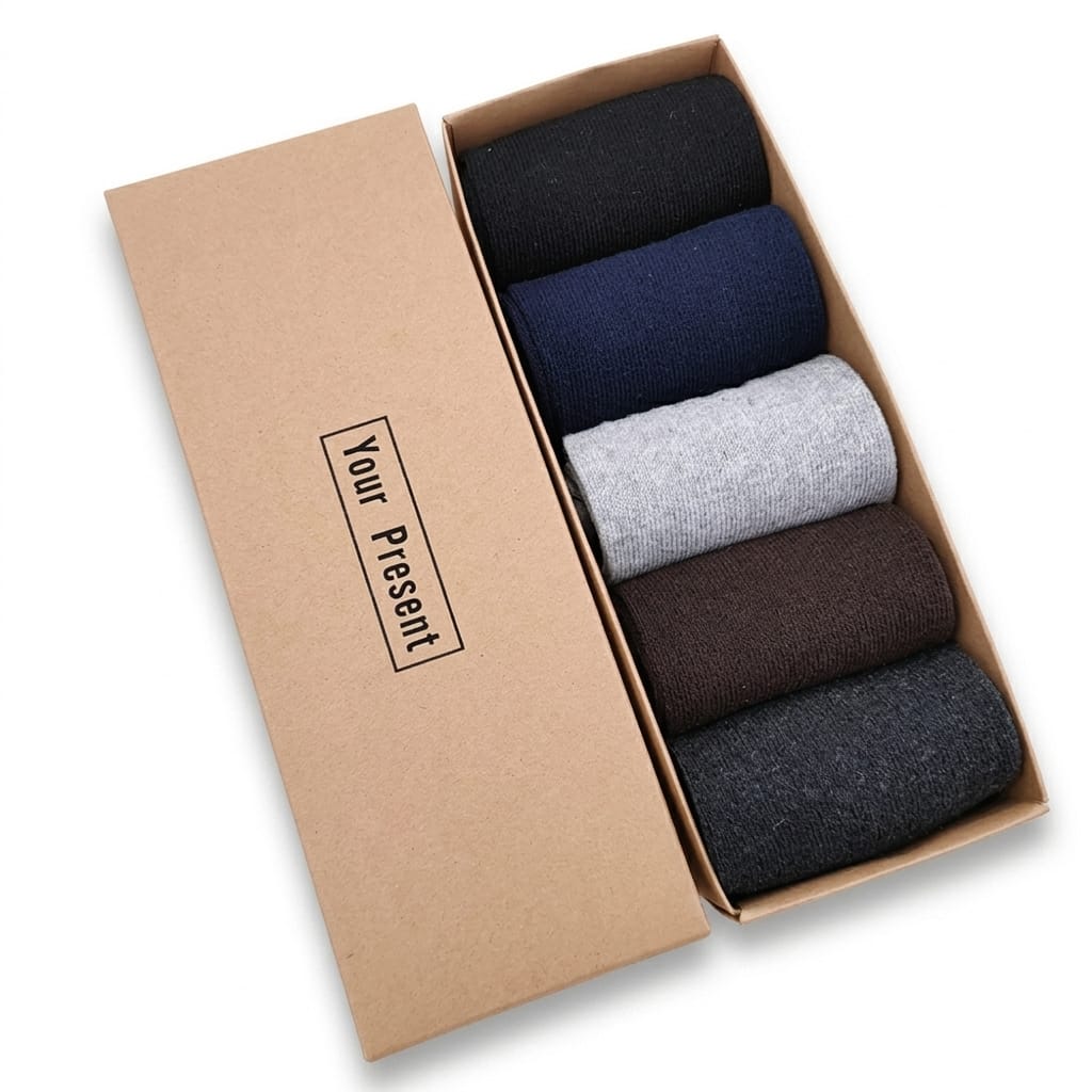 5-Pairs Premium Socks Gift Set for Men