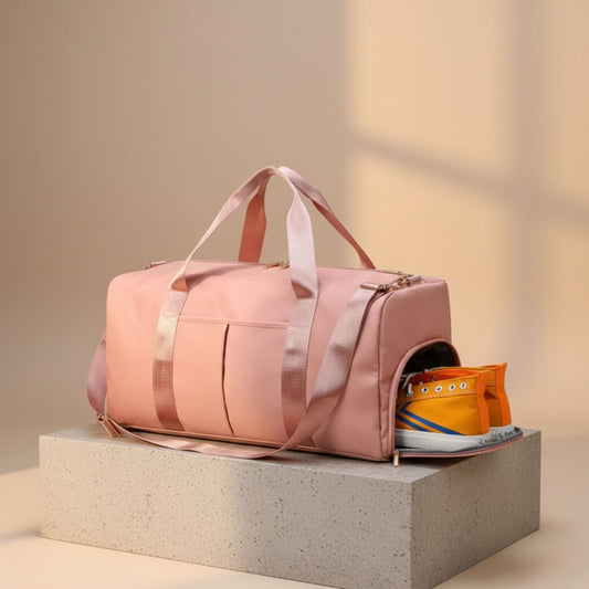 Duffel Bag – With Shoe Pocket & Wet/Dry Compartment