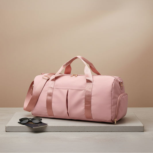 Duffel Bag – With Shoe Pocket & Wet/Dry Compartment