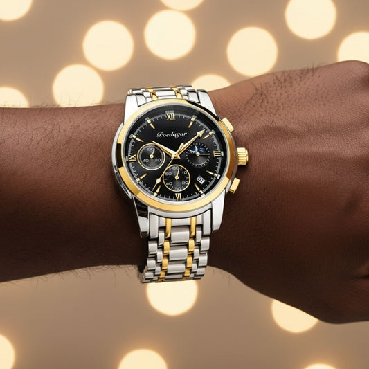 Poedagar Men’s Multicolor Chronograph Watch