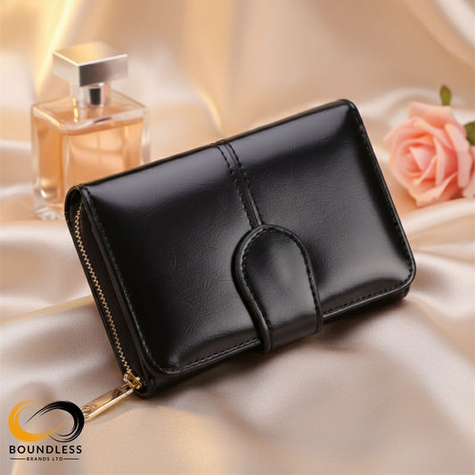 Women’s Oil-Waxed Leather Coin Wallet
