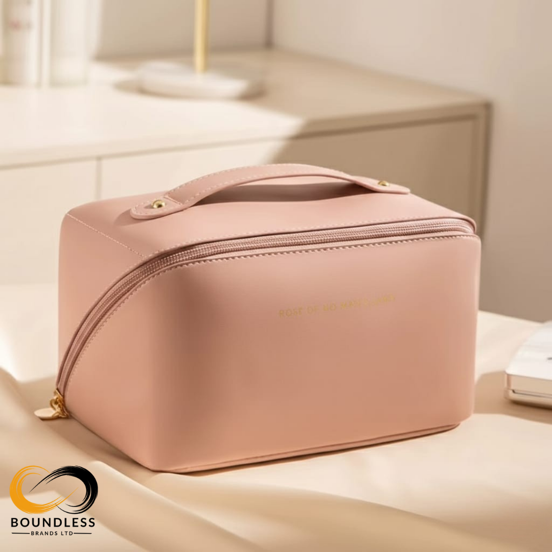 Travel Cosmetic & Toiletry Bag - Pink