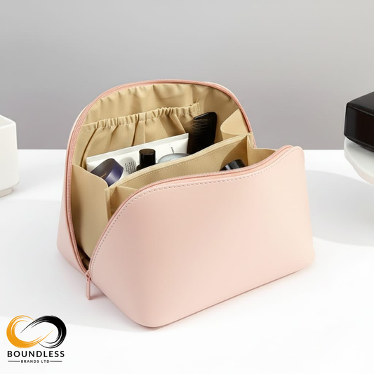 Travel Cosmetic & Toiletry Bag - Pink